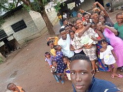 Selfie with our beneficiaries